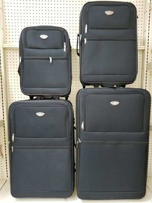 Bovano Travel Luggage Set 4-Pcs Soft Sided Durable Quality
