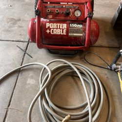 Porter Cable Air Compressor With Hose