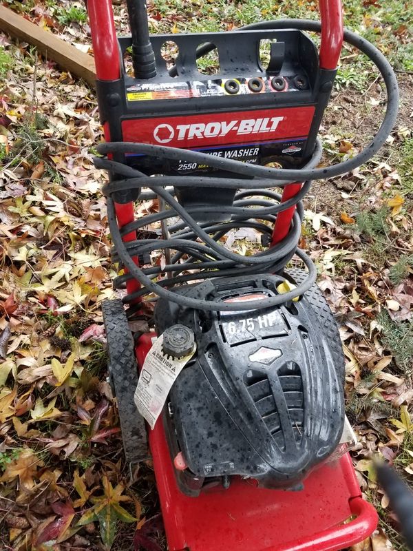 Troy built 6.75 hp 2550 psi 2.3 gpm pressure washer for Sale in