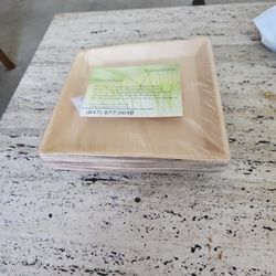 10 Pack Natural Leaf Plates