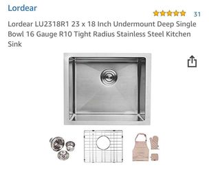 Lordear stainless steel sink