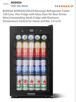 Bodega 120-Can Beverage Cooler Mini Fridge