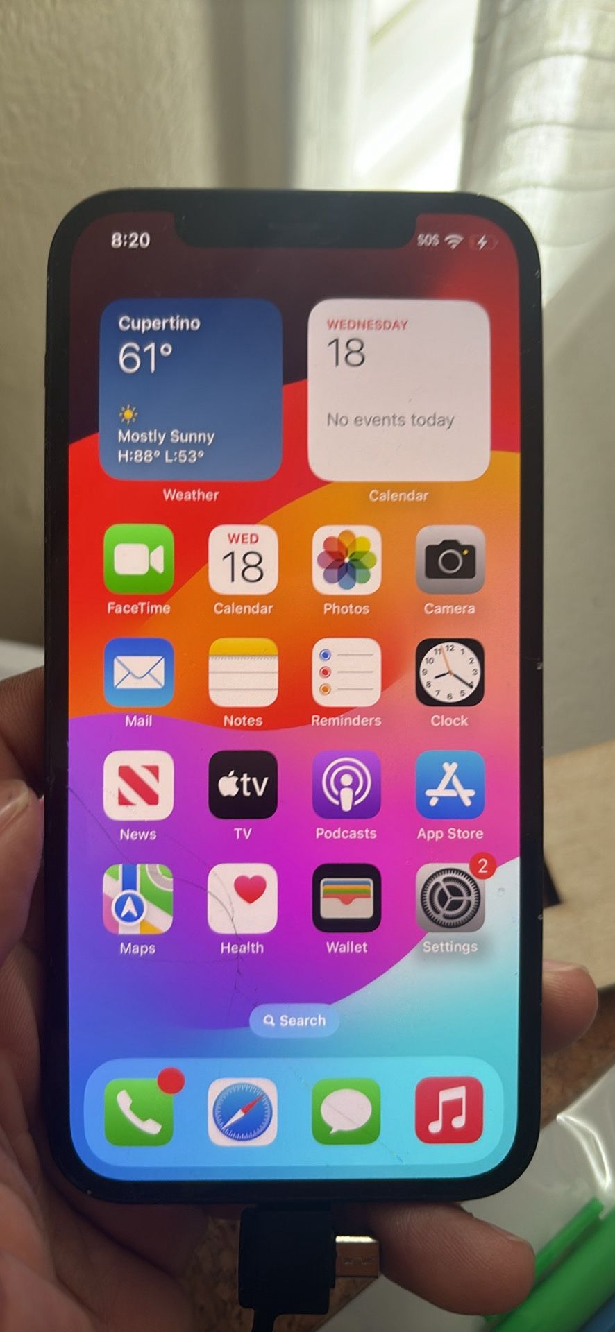 Black iPhone 12