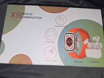 Watch with ear buds