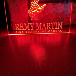 REMY MARTIN LED NEON RED LIGHT SIGN 8x12