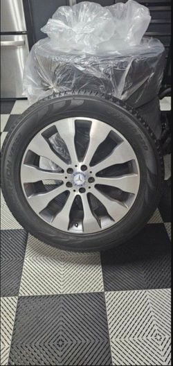 4-Rims With Tires 20" x 8.5" Mercedes GLS 350 GLS 2018 2019 Factory OEM Wheel Rim 85553