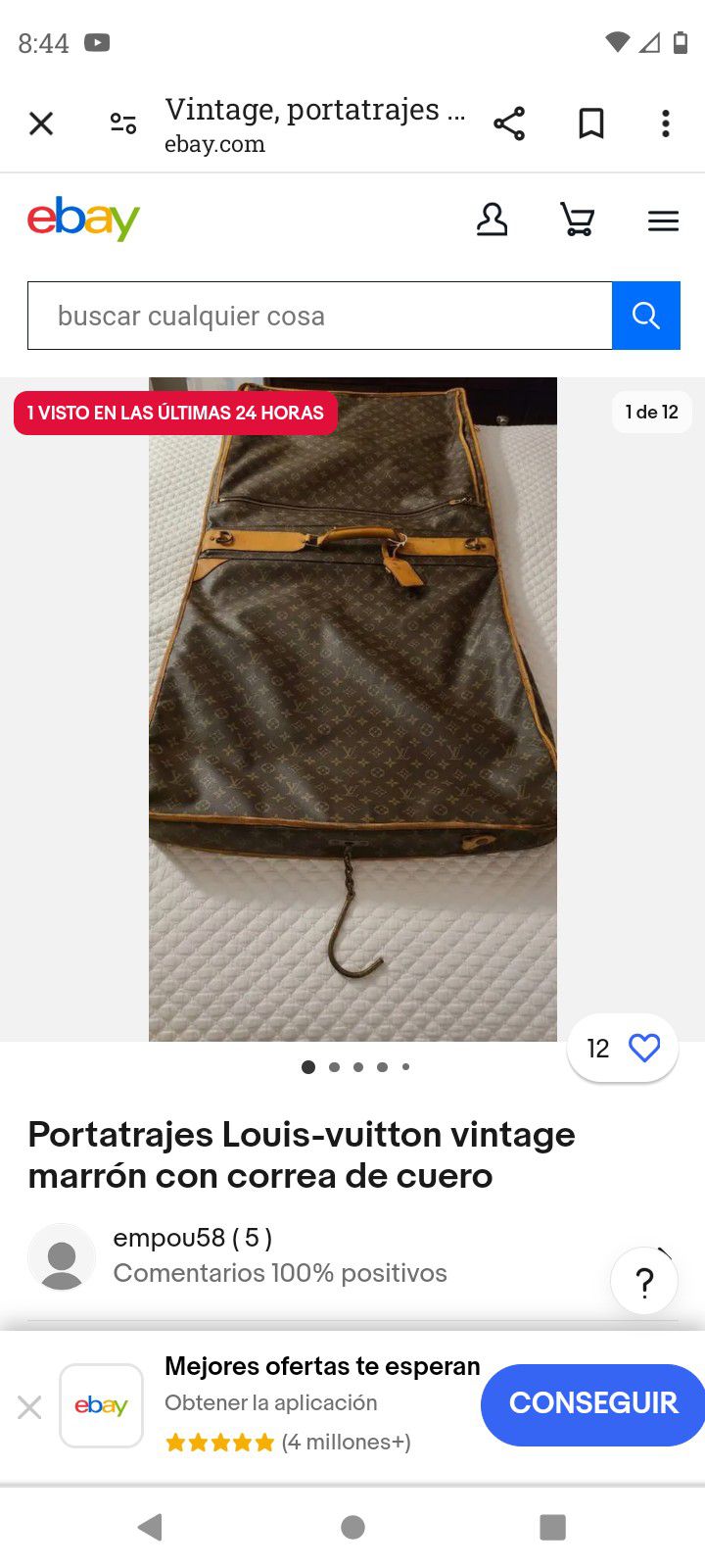 Louis Vuitton Garment Bag,Original