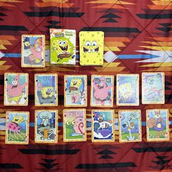 Vintage 2004 Spongebob Squarepants Playing Cards Nickelodeon Viacom