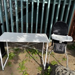 FREE Desk, Bar Table & Baby Items – Must Go Today 1619 Oxford St Redwood City
