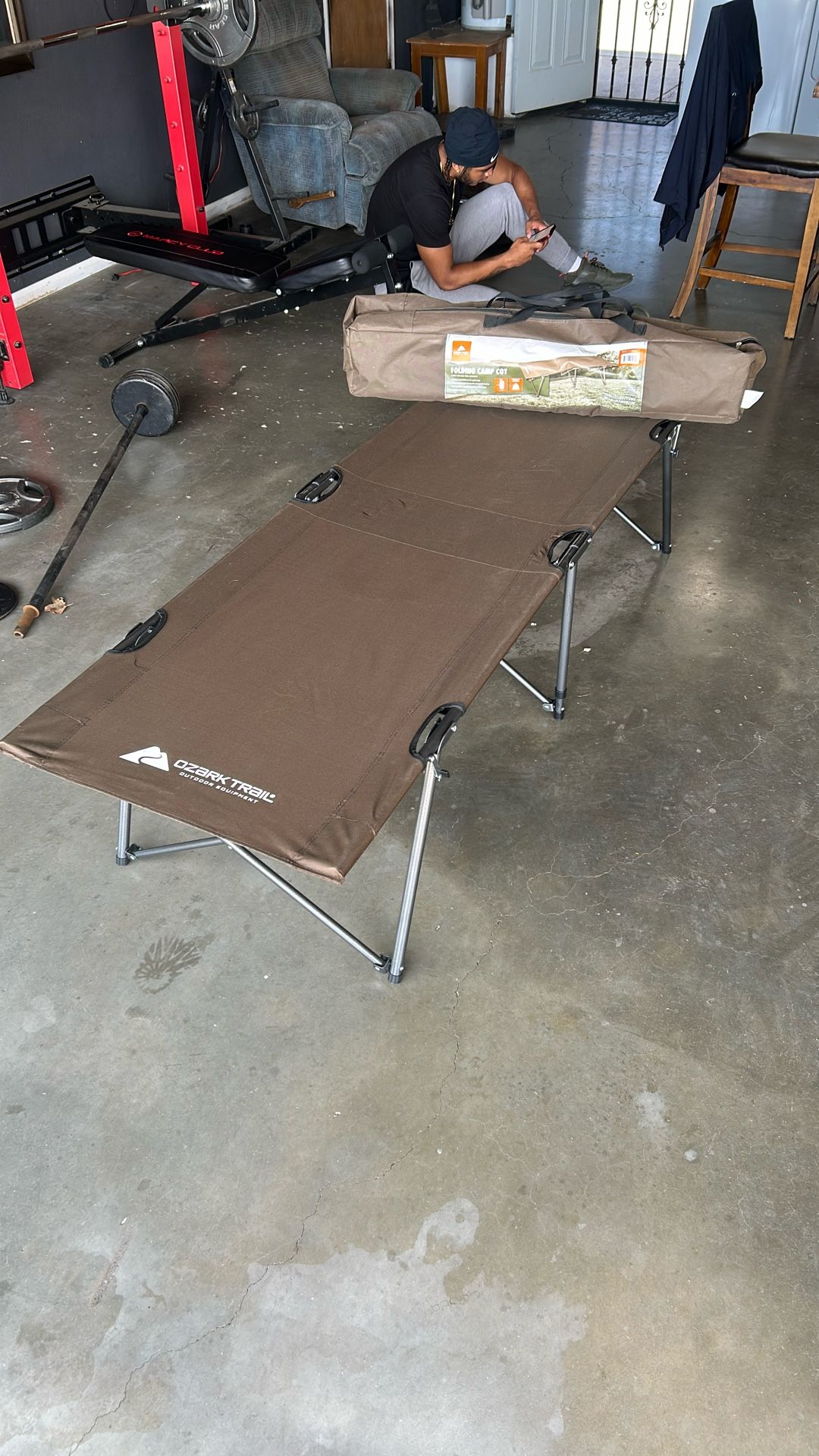 Folding Camp Cot (Ozark Trail)