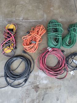Lot of Power extension cord 80 50ft,100ft