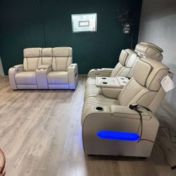 EXCLUSIVE] Boyington Gray Power Reclining Living Room Set