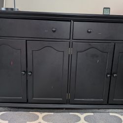 Black Console/Buffet Table $100