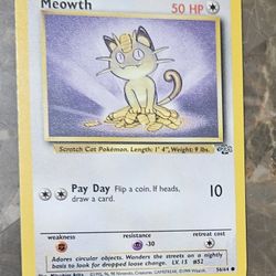 Pokemon Jungle Set Meowth