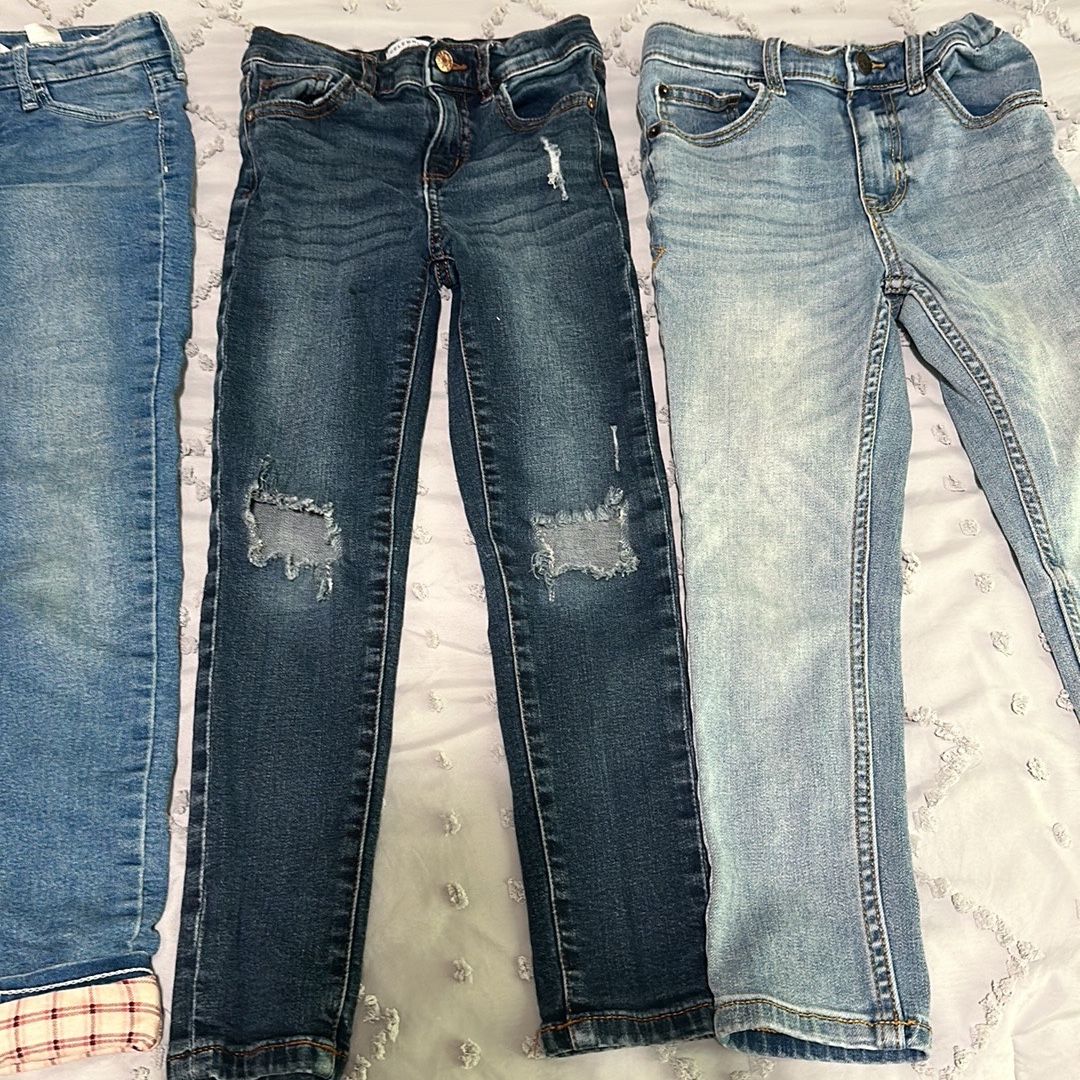 Girls Jeans Bundle Size 6 (old Navy, H&M ) 