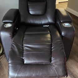 Power Recliner-Brown- 450lbs 