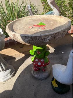 Birth bath frog 🐸