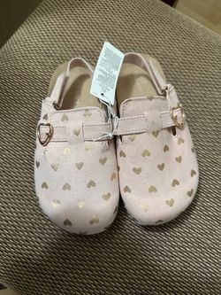 Little Girls Shoes Size 11 Heart Clog Shoes