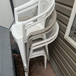 Plastic chairs