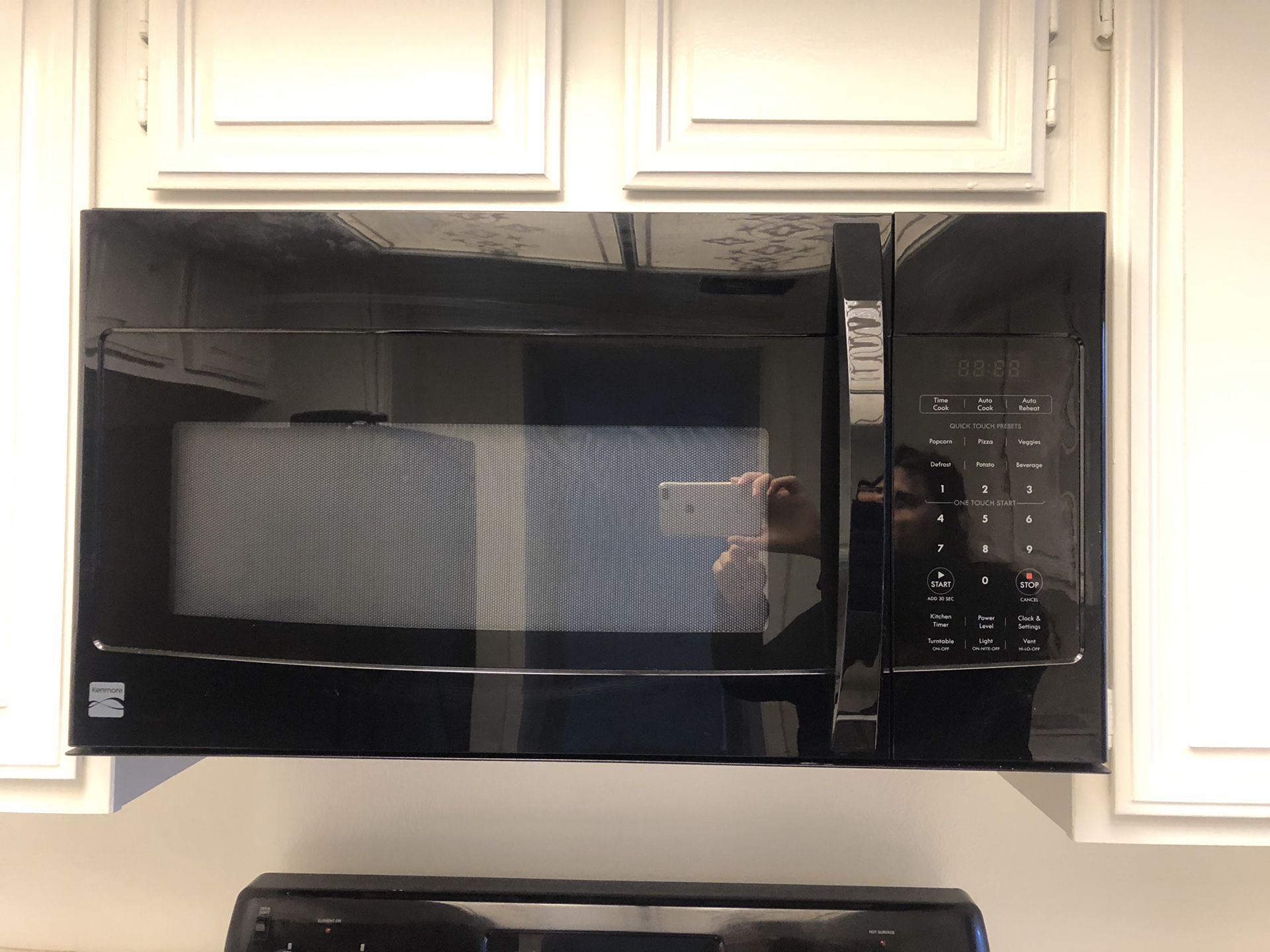 Kenmore microwave/ hood