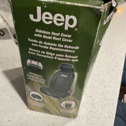Sideless New  Seat Cover with Head Rest Cover For Jeep (NO SHIPPING)