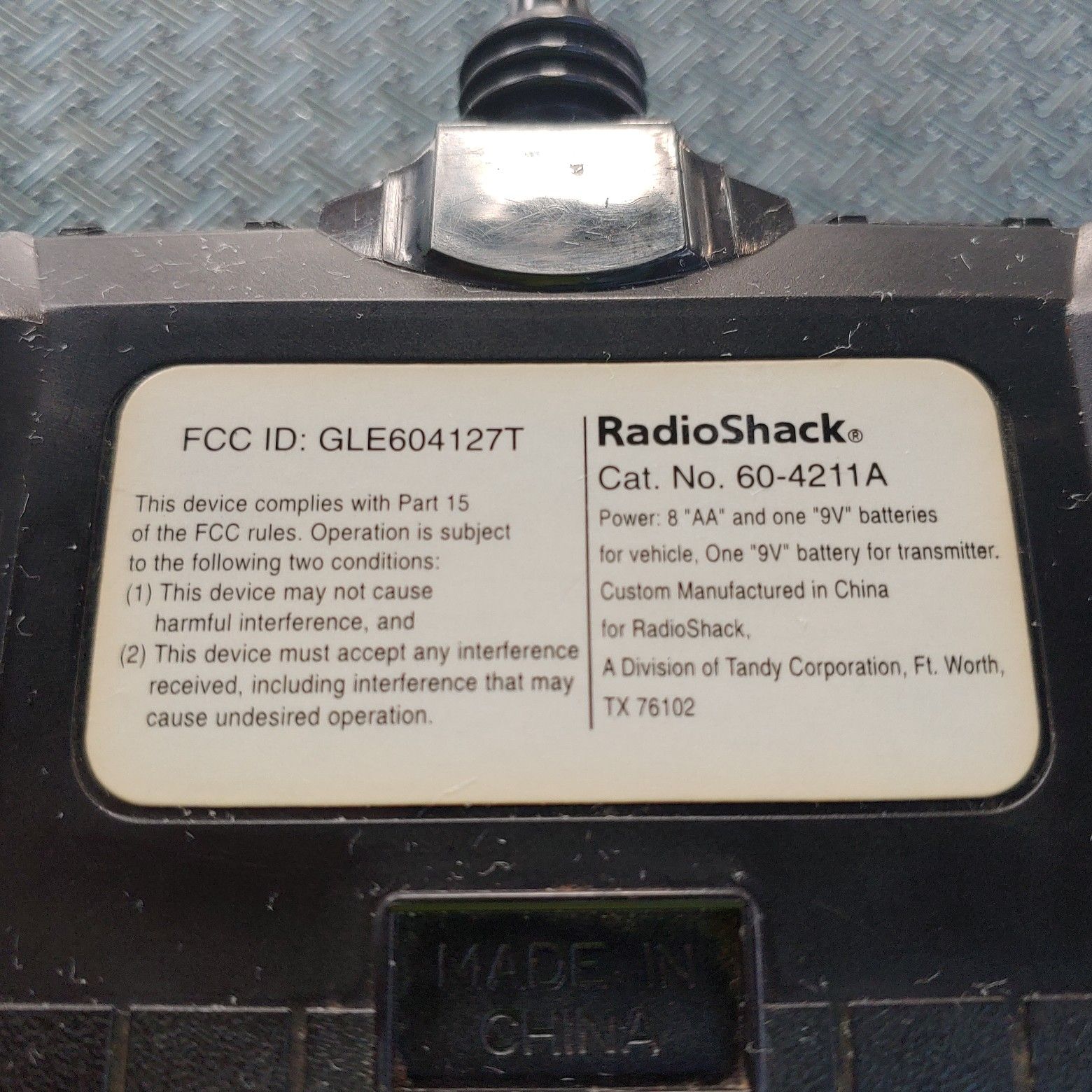 Vintage Radio Shack Intruder RC truck 4x4.