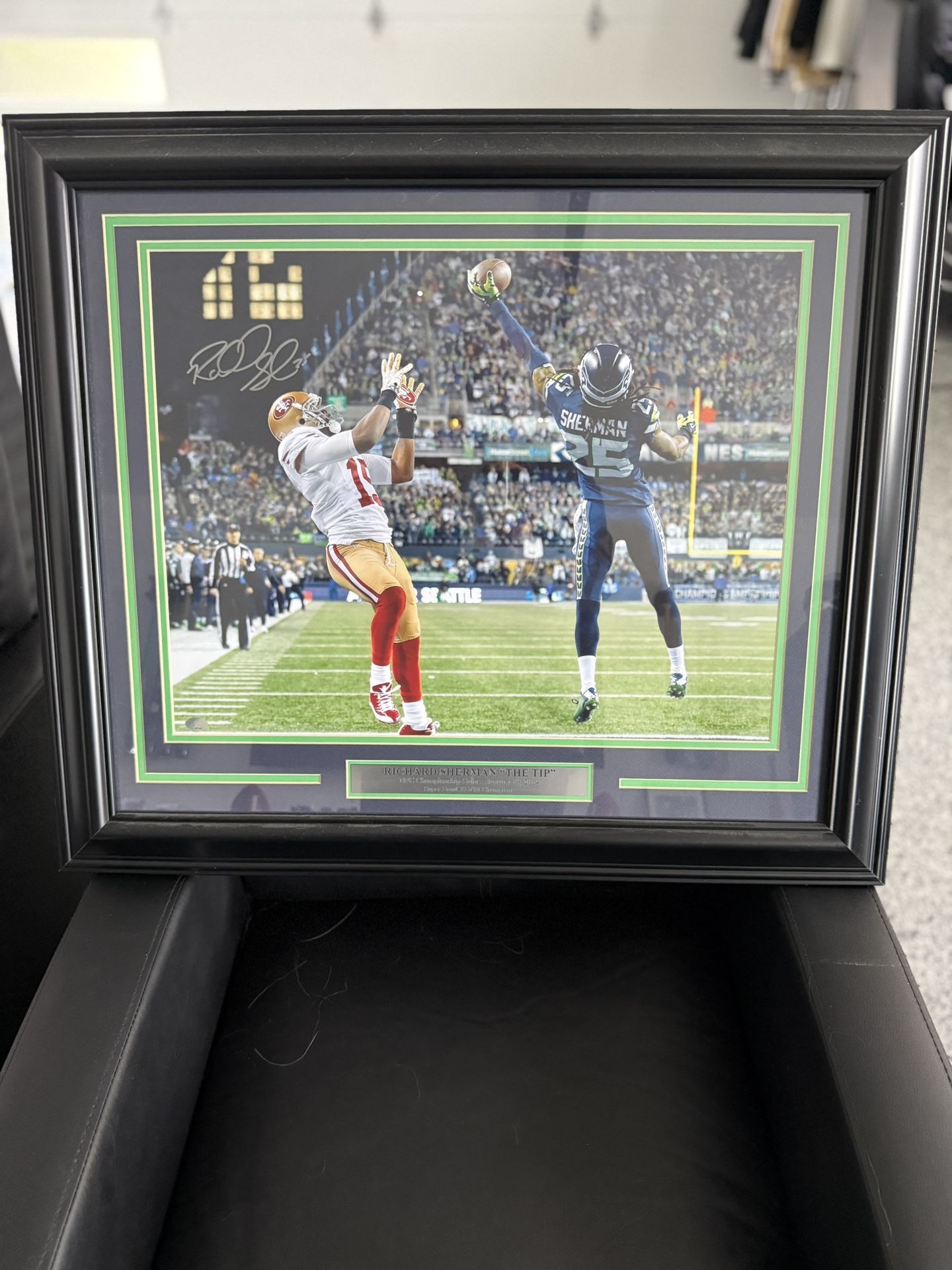 Seahawk - Richard Sherman Framed & Signed With COA!