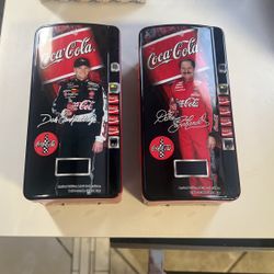 NASCAR Dale Earnhardt Sr And Dale Jr Cars In Tin With Original Boxes