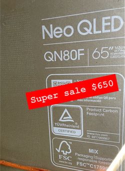 SAMSUNG 65 Inches Neo QLED QN80F Series 4K Smart TVAlexa Built in