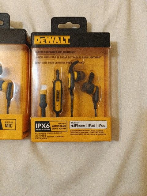 Two Job site Earphones , One For iPhone The Other For Android $ 30 Firm Price