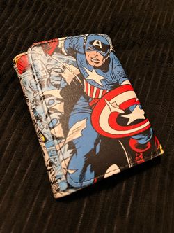 Captain America Marvel Comic Bifold Wallet