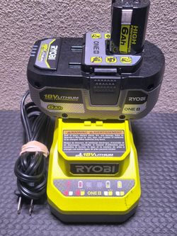 Ryobi battery and charger