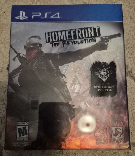 Homefront: The Revolution PS4 Steelbook Edition – Game Disc + Unused DLC Code