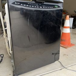 GE Black Dishwasher