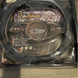 Leather Streering Wheel Cover