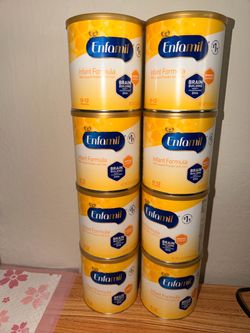 Enfamil Infant Formula Powder Cans – Lot of 8