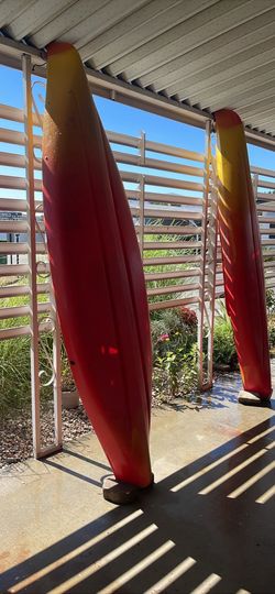 Pair of Perception Swifty 9.5’ kayaks