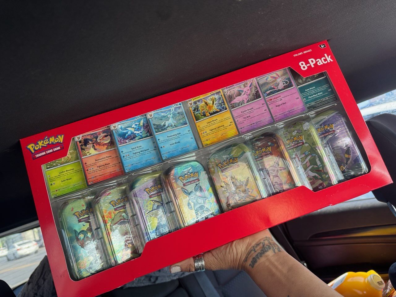 Pokemon TCG Prismatic Evolutions 8 Mini-Tins Promos Costco