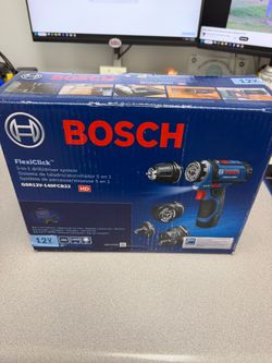NIB Bosch FlexiClick 5 in 1 Drill/Driver System