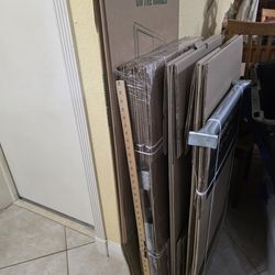 7 Large heavy duty moving boxes for wardrobe hanging clothes or other