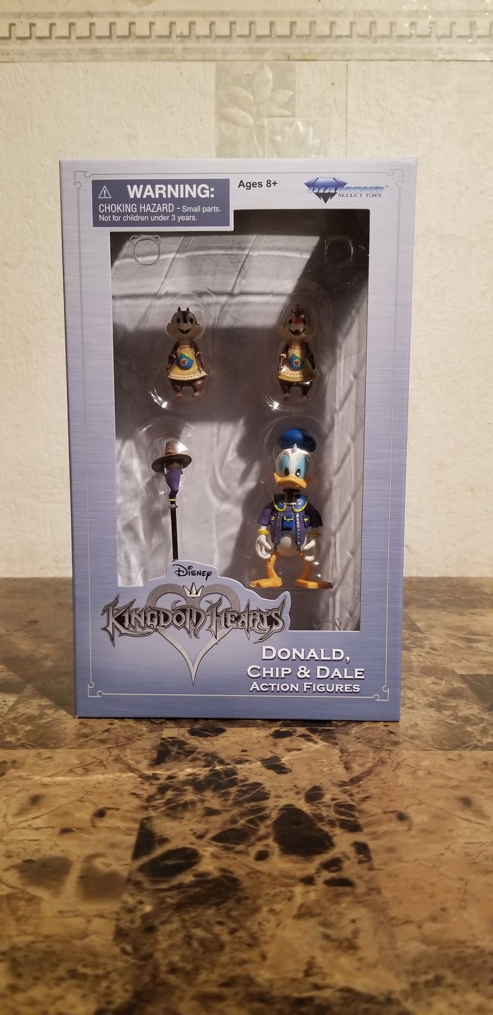 Disney Kingdom Hearts Donald, Chip & Dale Action Figures Series 2.5 NEW IN BOX