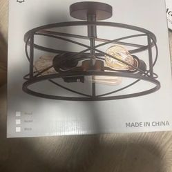 PUSU Ceiling Lamp (wood)