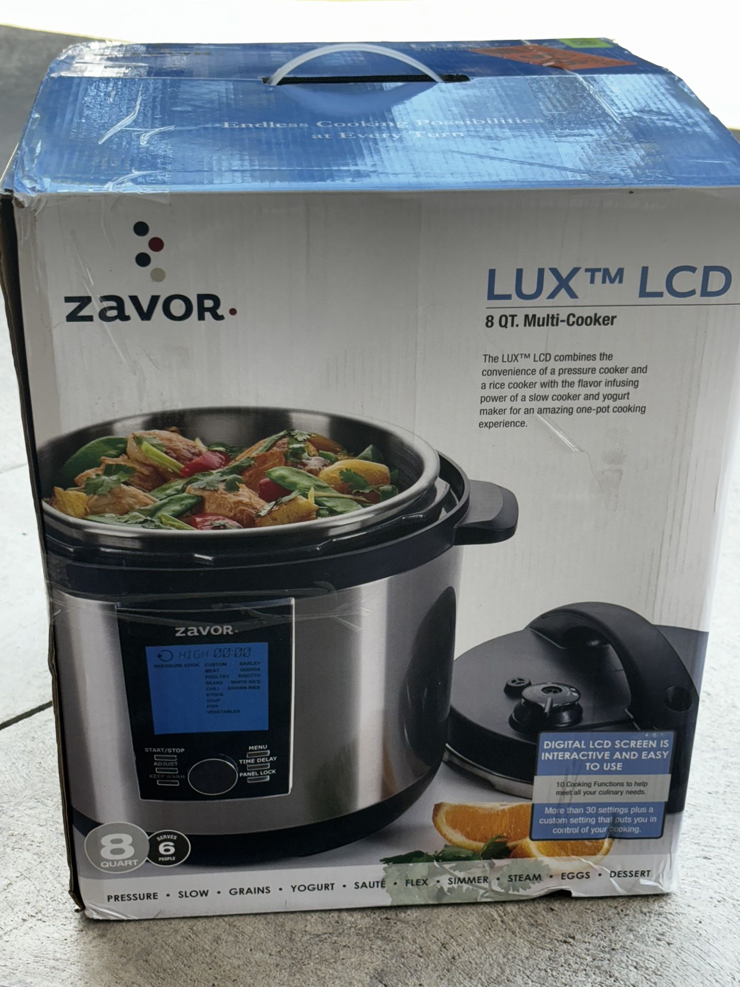 Cookware Zavor Lux Lcd Multi Cooker ZAVOR MULTI COOKER**
