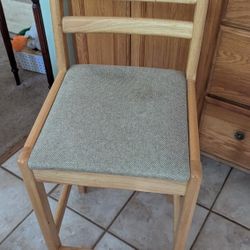 2 High Bar Stools With Back
