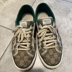 Authentic GUCCI Vintage Sneakers 1977 Tennis Shoes US7