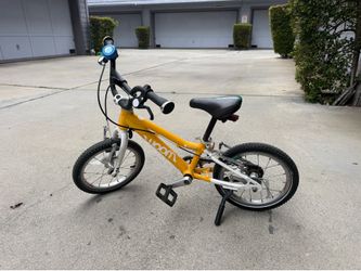 Woom 2 (14”) Kids Bike – Yellow – Excellent Lightweight Bike