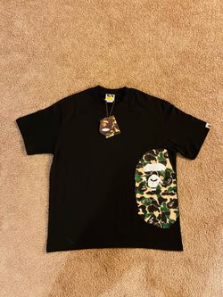 BAPE black with camo ape head