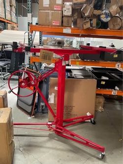 New Assembled Rolling Hoist Jack Lifter Drywall 11 FT Drywall Lift Panel Lifting Construction