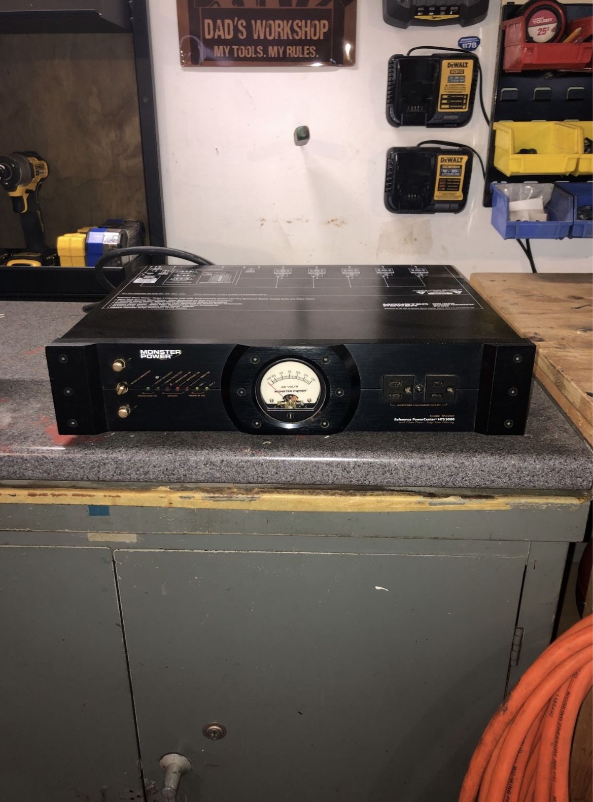 Monster Power Reference PowerCenter HTS 5000 Power Conditioner; AC Line Filter