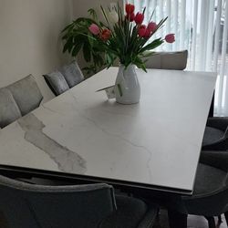 DINING  TABLE WITH CHAIRS